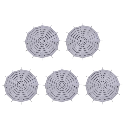 DOITOOL 5 piezas tapón filtro drenaje gris para cocina y baño