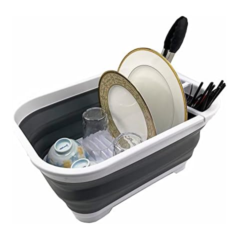 SAMMART 15L Collapsible Dish Drainer Cover