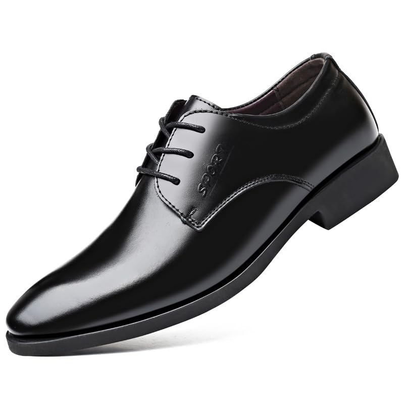 Mens Dress Shoes Classic Modern Formal Business Oxford Casual Comfortable Tuxedo Leather Lace Up Shoes