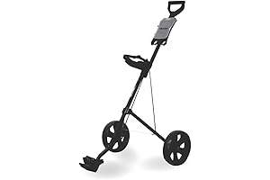 Jef World Of Golf Deluxe Steel Golf Cart: Experience Effortless Rounds