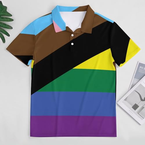 Polo arcoíris mujer trans para lucir tu identidad con orgullo 4
