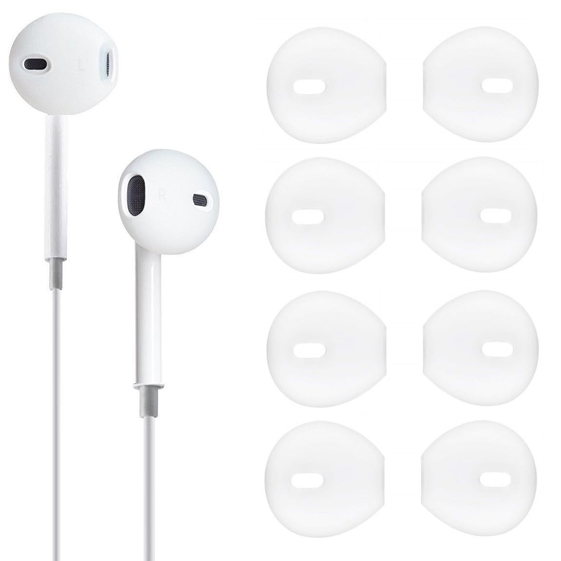 Apple - Apple社イヤホンAir Pods&EarPods用シリコンカバー Amazon | A-Pcas EarPods用 イヤーピース イヤホンカバー