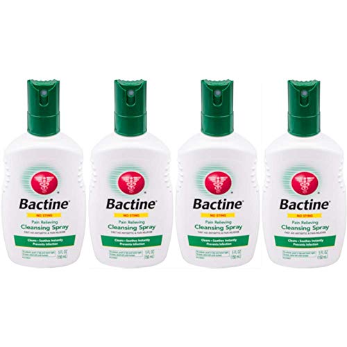 Bactine Original First Aid Spray, 5 Fl Oz (Pack of 4)