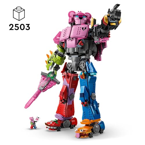 LEGO Fortnite Mecha Team Leader Figure - Display Model Kit INCL. a Sword & a Minifigure - Collectible Gift for Adult Video Gaming Fans - 77078