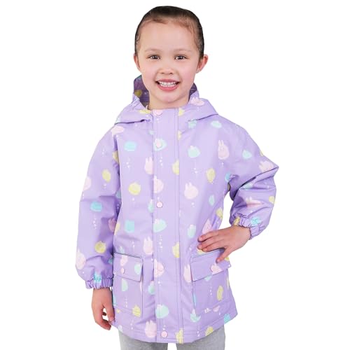Image of JAN & JUL Waterproof Fleece Lined Rain Jacket, Raincoat for Toddlers and Kids