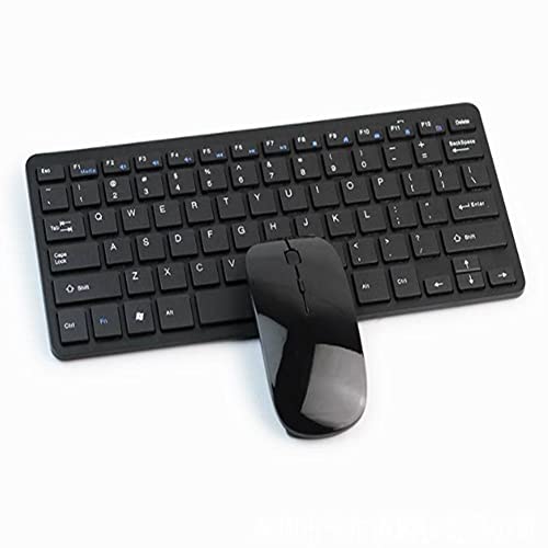 Tutoy 2.4G clavier sans fil souris muet ensemble ultra-mince ciseaux pieds H288 noir clavier + souris