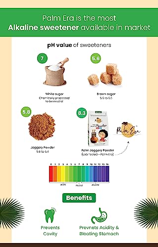 Image of Palm Era Mom And Kids Organic Palm Jaggery Powder 450g | AGMARK Certified | Low GI & Chemical-Free | Fermented Natural Sweetener | Safe, Hygienic & Nutrient-Rich