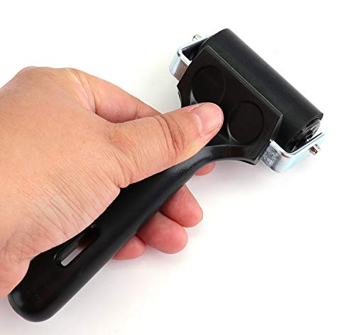 Yesland 4 Pcs Brayer Roller, Black Rubber Roller For Printmaking Wallpapers Stamping Gluing Application - 3-7/8 & 2-3/8 Inches #TOP3