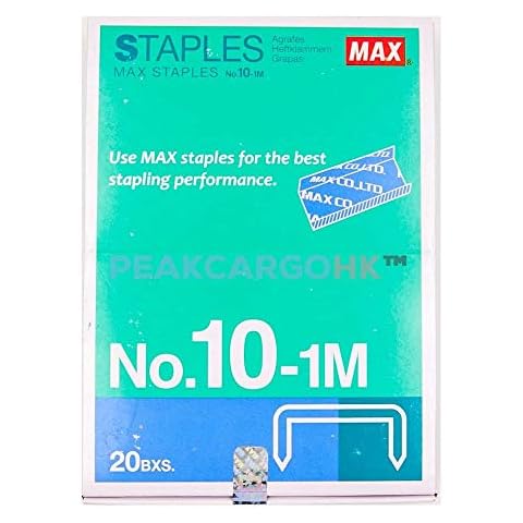 20,000 MAX No.10-1M Authentic Staples Cover
