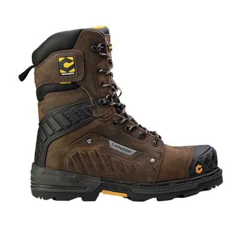 Footwear Scorpion 9” Comp Toe Men’s Waterproof Work Boot - Brown