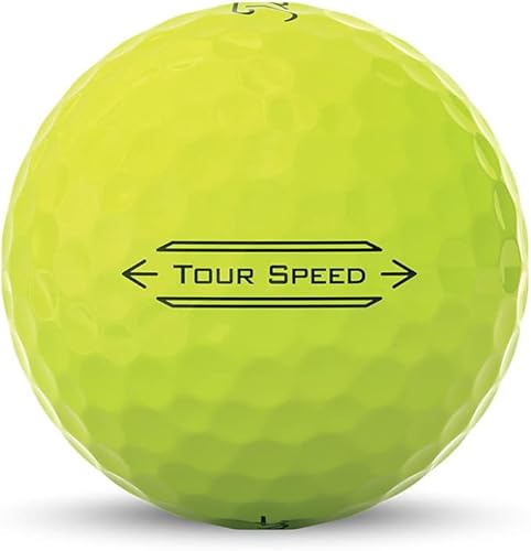 Vista 9 de Titleist Tour Speed Yellow Golf Balls Blanco