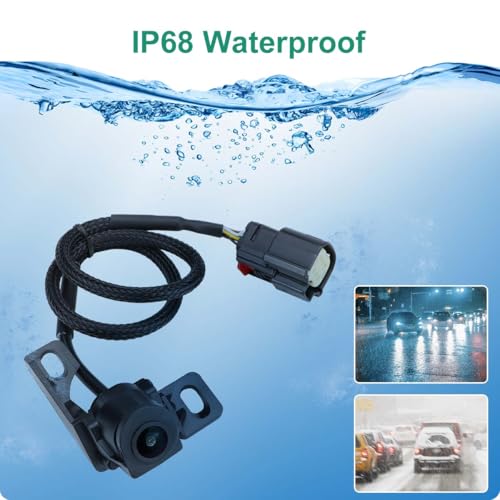 Image of 9C3Z-19G490-E OE Backup Camera Replacement for Ford F-250 F-350 F-450 and F-550 Super Duty Pickup 2008-2012, GreenYi Rear Reverse Park Assist Camera Replaces 9C3T-19G490-BD, 9C3Z19G490E, 9C3T19G490BD