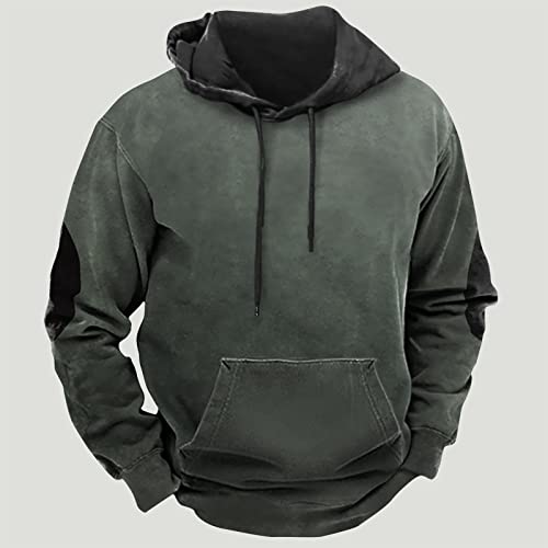 Mens Fashion Sweatshirt Fall Winter Long Sleeve Hoodies Fashion Patchwork Y2K Streetwear Tops with Pocket2