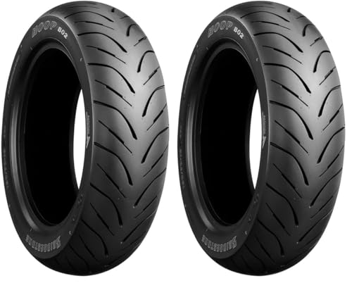 Bridgestone 130/60-13 53L B02 TL paquete de 2 neumáticos traseros para scooter urbano