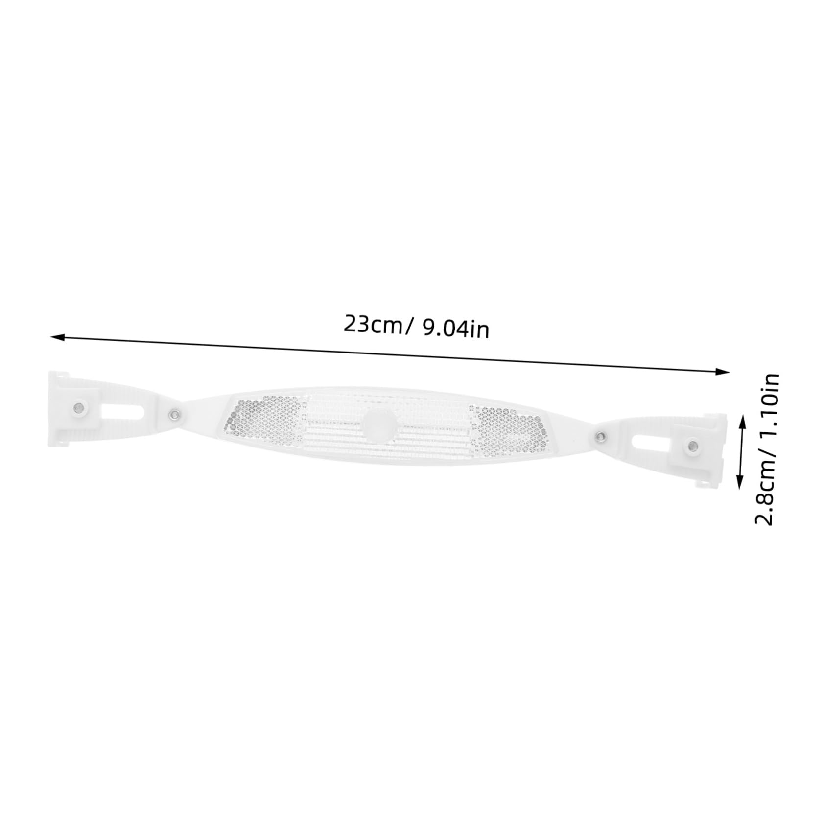 ifundom 1Pair Lightweight Bicycle Reflectors for Adult Bikes Enhanced Night Visibility Easy Installation Superior Safety for Mountain and Road Cycling