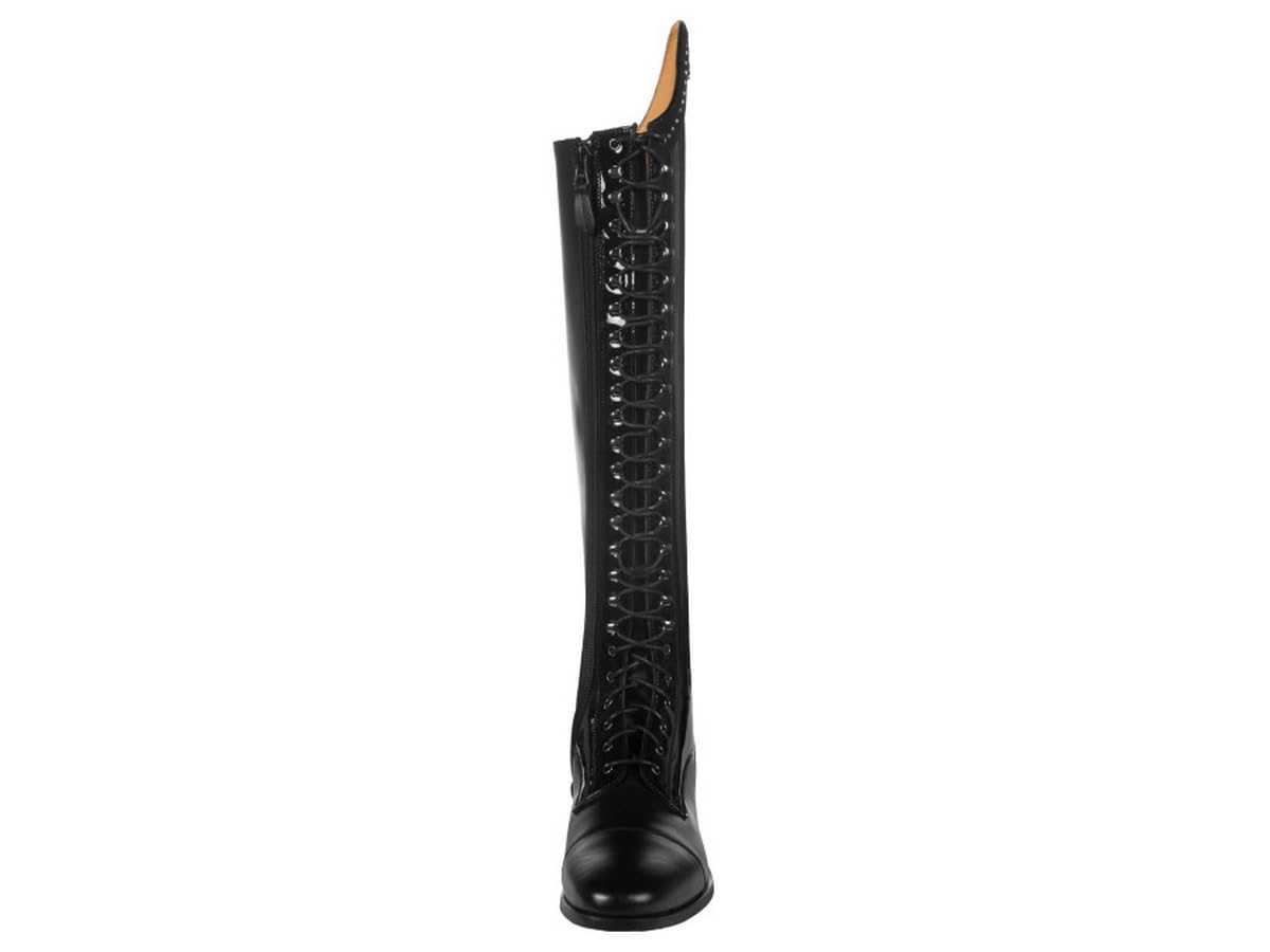 HKM Damen Amalfi Lack Normal/Extra Weit Reitstiefel