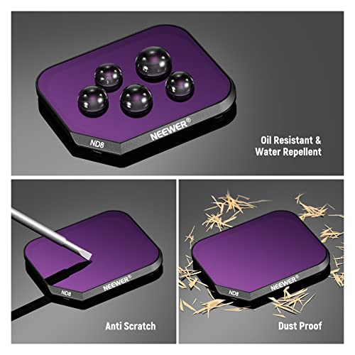 NEEWER Set di 6 Filtri ND/PL Compatibile con DJI