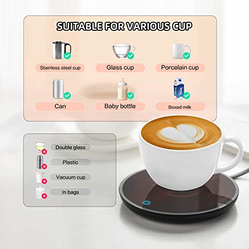 Coffee Mug Warmer, Candle Warmer, Cup Warmer With 2 Temperature Settings And Auto Shut Off, Smart Coffee Warmer For Office Desk, Cup Warmer, Electric Beverage Warmer For Coffee, Tea, Milk #TOP1