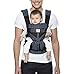 Ergobaby Omni 360 All-Position Baby Carrier for Newborn to Toddler with Lumbar Support & Cool Air Mesh (7-45 Lb), Indigo Weave