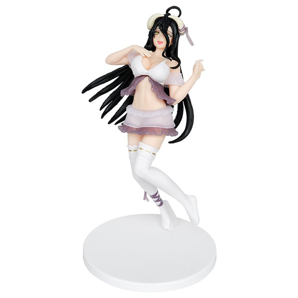 MABAIUDE Albedo Anime Figure - 19cm PVC Statue, Pyjama Style, Handmade Collectible Desk Decoration - View #12