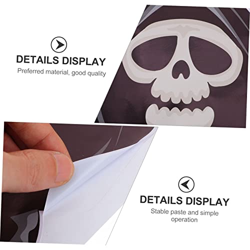 ABOOFAN 6 Pçs Adesivos Limpadores Decalques De Decoração De Carro Para Carros Adesivos Crânio Limpad