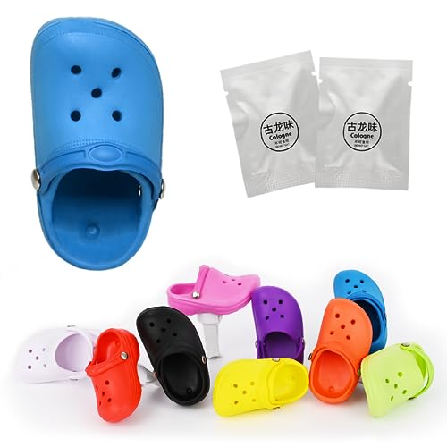 Image of Cute Car Air Freshener, 1 Pack Shoe Shape Car Vent Clip with 2 PCS Refills Solid Fragrance Replacement Pads - Car Decor with Blue Perfume Clip - Interior Accessories for Men /Women