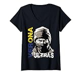 Verona T-shirt con orgoglio onore tradizione Verona Ultras Italia Maglietta con Collo a V