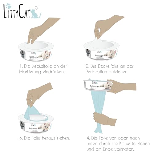 Gaine pour excréments de chat LittyCat anti-odeur et propre - 4