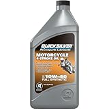 Quicksilver 10W-40 Full Synthetic Motorcycle Oil – 1 Quart