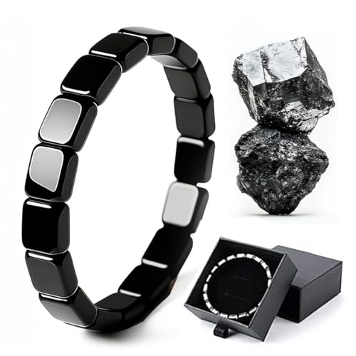 Bracelet en hématite, 1 pince Bracelet Magnétique Homme Pour Hommes Bijoux Hématite, Bracelet Hematite Homme Bracelet Hématite