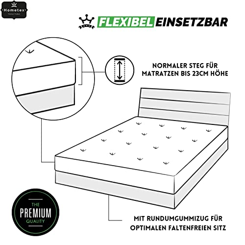 Spannbettlaken 200×200 Hometex Premium Textiles