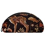 Astuccio per matite Semicerchio Cancelleria Penna Sacchetto Del Sacchetto Del Titolare Caso Foresta Cervo Autunno F, Multicolore, 19.5x4x8.8cm/7.7x1.6x3.5in, Custodia per trucco