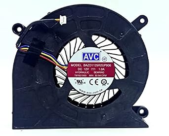 BAZD1125R2U P006 12V 1.0A HPKN7X02 All-in-one Cooling Fan