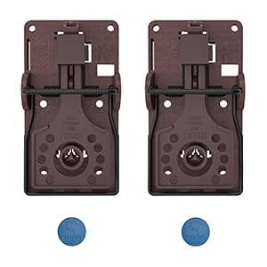 Gorilla Traps rat trap, 2-piece set, with long-term monitoring of NARA® rat trap to combat rats, for indoor and outdoor, for pest control, effective rat trap without poison bait