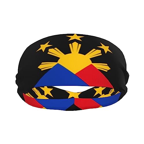 Image of Cute Flag Headbands Women Men Flag Sweatband Sports Headband for Running, Cycling, Yoga Gym, Working Out