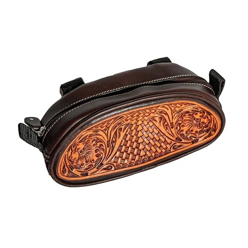 Professional's Choice Tooled Leather Pommel Bag