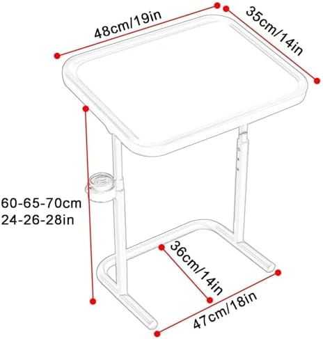 Adjustable Height RV Folding Table - Portable Dinette Table for Home & Outdoor Use, Ideal for Camping, Picnics & RV Conversions (White)
