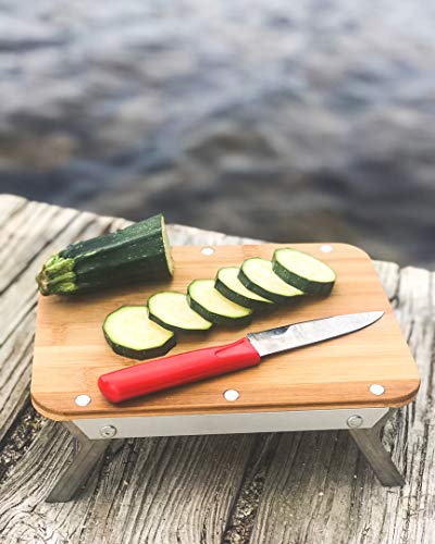 image for nCamp Universal Portable Outdoor Camping Elevated Prep Cutting Board S