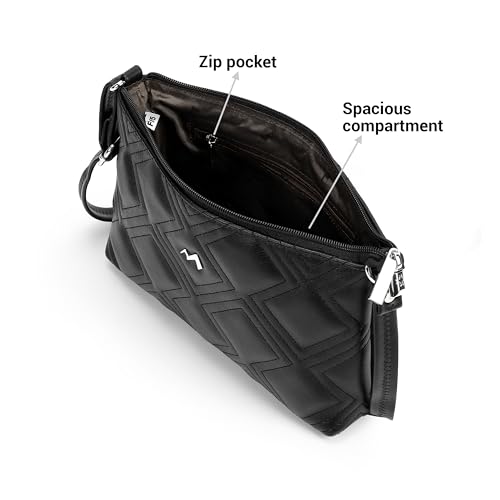 Image of Metro Women Casual PU Soft Body Zipper closure Quilted Sling Bag