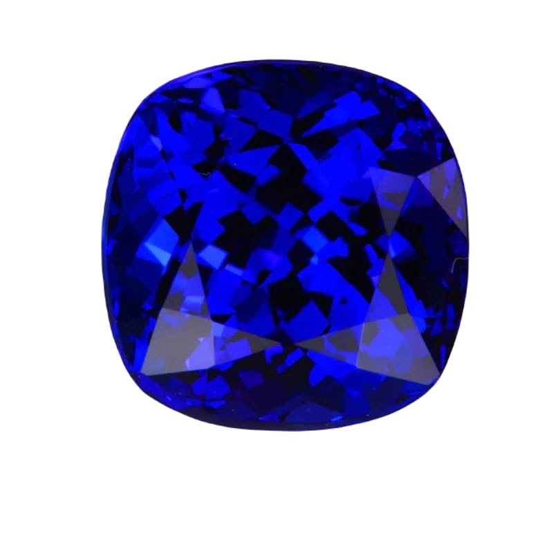 Tanzanite coussin 5x5mm pierre naturelle pour fabrication bijoux