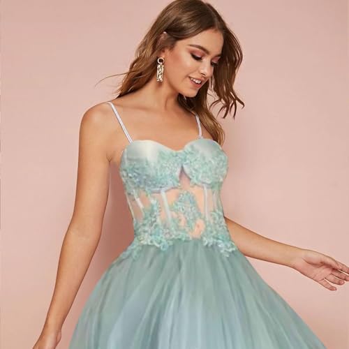 High Low Homecoming Dresses Tulle Prom Dress HOCO Quinceanera Glitter Sequin Cocktail Party Grown for Womens Teens3