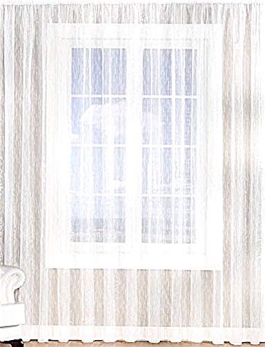 Gardininenstube 4251618405480 Sable Effect Store Pleated Tape Window Treatments, 1: 2, 5, 145 x 250 cm White