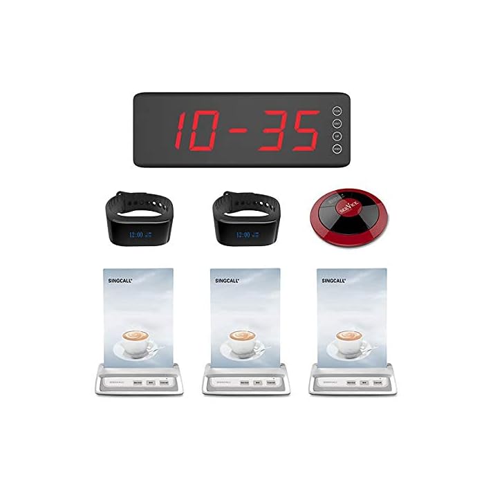 Buy Wireless Bell System for School,Desk Call Button,Call Pager Button