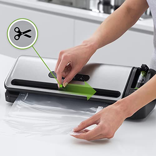 Miniatura 3 de FoodSaver Envasadora al Vacío con un Cutter Incorporado, Funciones «solo sellado», «húmedo/seco» y «marinar», incluye Rollos/Bolsas [FFS017X]