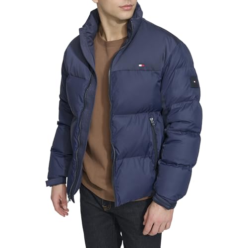 Image of Tommy Hilfiger Men's Mixed-media Puffer Jacket