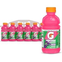 12-Pack 12-Oz Gatorade Lower Sugar Electrolyte Sports Drink (Rain Berry)