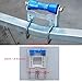 olamochi 8 Inch Trailer Keel Roller Bow Roller with Bracket and U-Bolts for Easy Loading and Launching, Keel Roller Kit, Blue, Cold Galvanized Steel