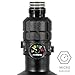 HK Army Paintball Regulator 350psi-650psi Adjustable Turbine Pro for HPA Compressed Air Tanks (Standard, Black)