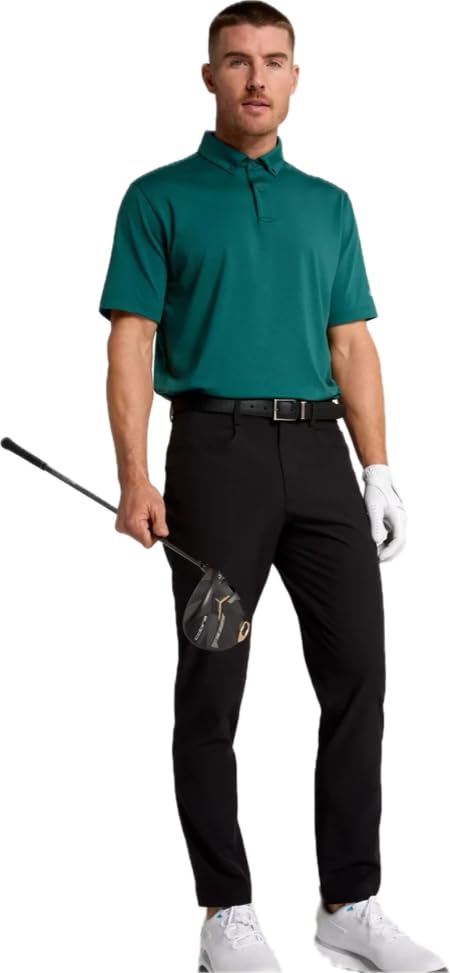 Mens P11, 5-Pocket Slim Fit Golf Pant, 34x32 - Black2