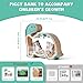 Uniwooder Wooden Dinosaur Piggy Bank for Kids, Unbreakable Brachiosaurus Money Coin Bank for Boys, Girls, DIY Dino Kids Safe Money Box with Stickers, Toddler Birthday, Easter Gifts for Boys, Girls